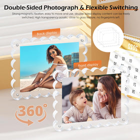 Chivalral ideal for desks or shelves, vertical or horizontal display.