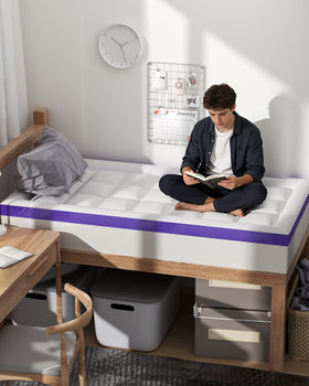 ChiXpace cooling breathable fabric detail promotes airflow during sleep.