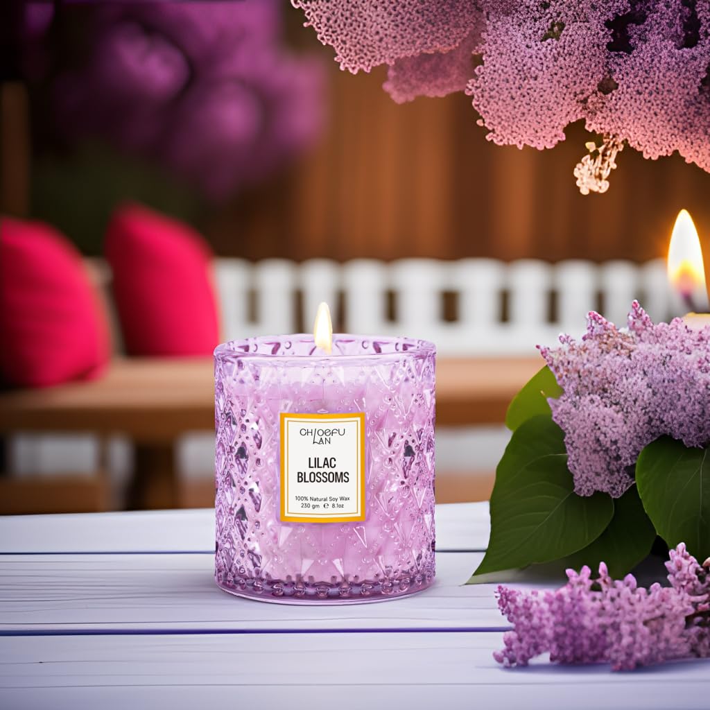 Chloefu LAN Lilac Blossoms scent diffusion evokes inviting ambience throughout the home