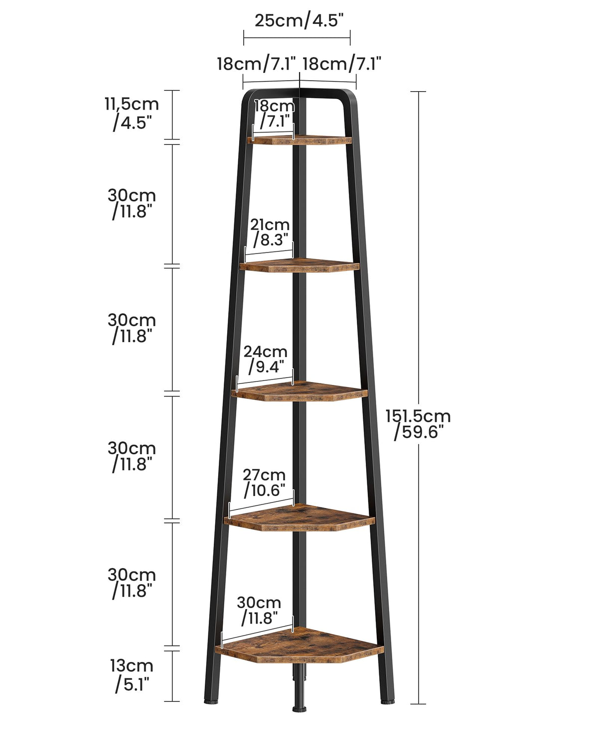 CHOEZON sturdy metal frame with adjustable feet for stability