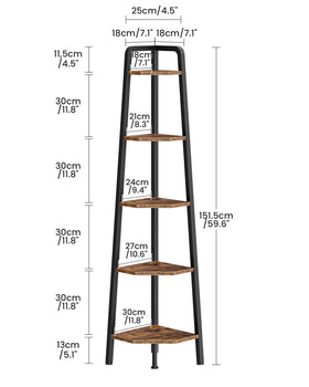 CHOEZON sturdy metal frame with adjustable feet for stability
