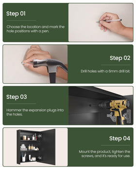 CHOEZON assembly includes labeled parts for quick setup