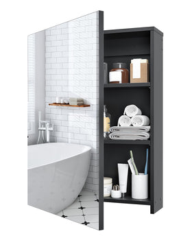 CHOEZON bathroom cabinet mirror with clear reflection and storage
