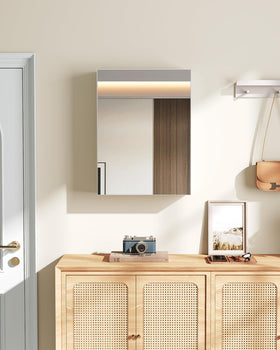 CHOEZON interior with adjustable shelves ready for varied bathroom items.