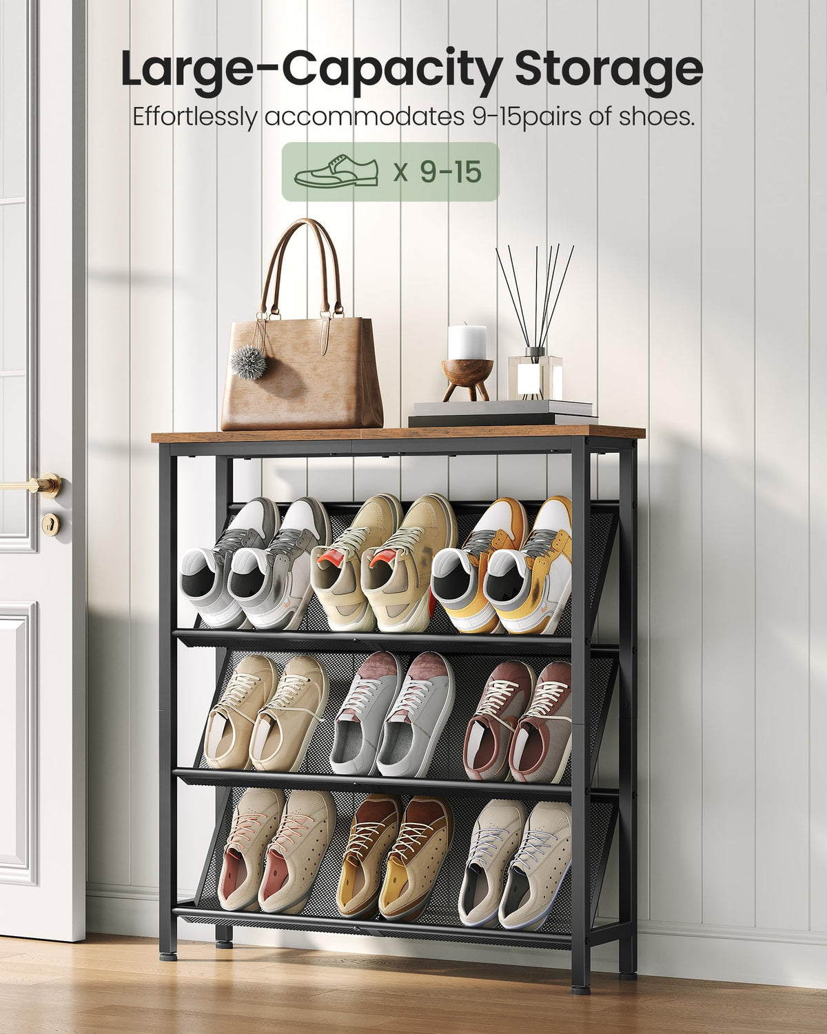 CHOEZON entryway setup showing tidy organization and quick access