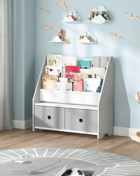 CHOEZON four-tier design maximizes book and toy capacity at a compact footprint.