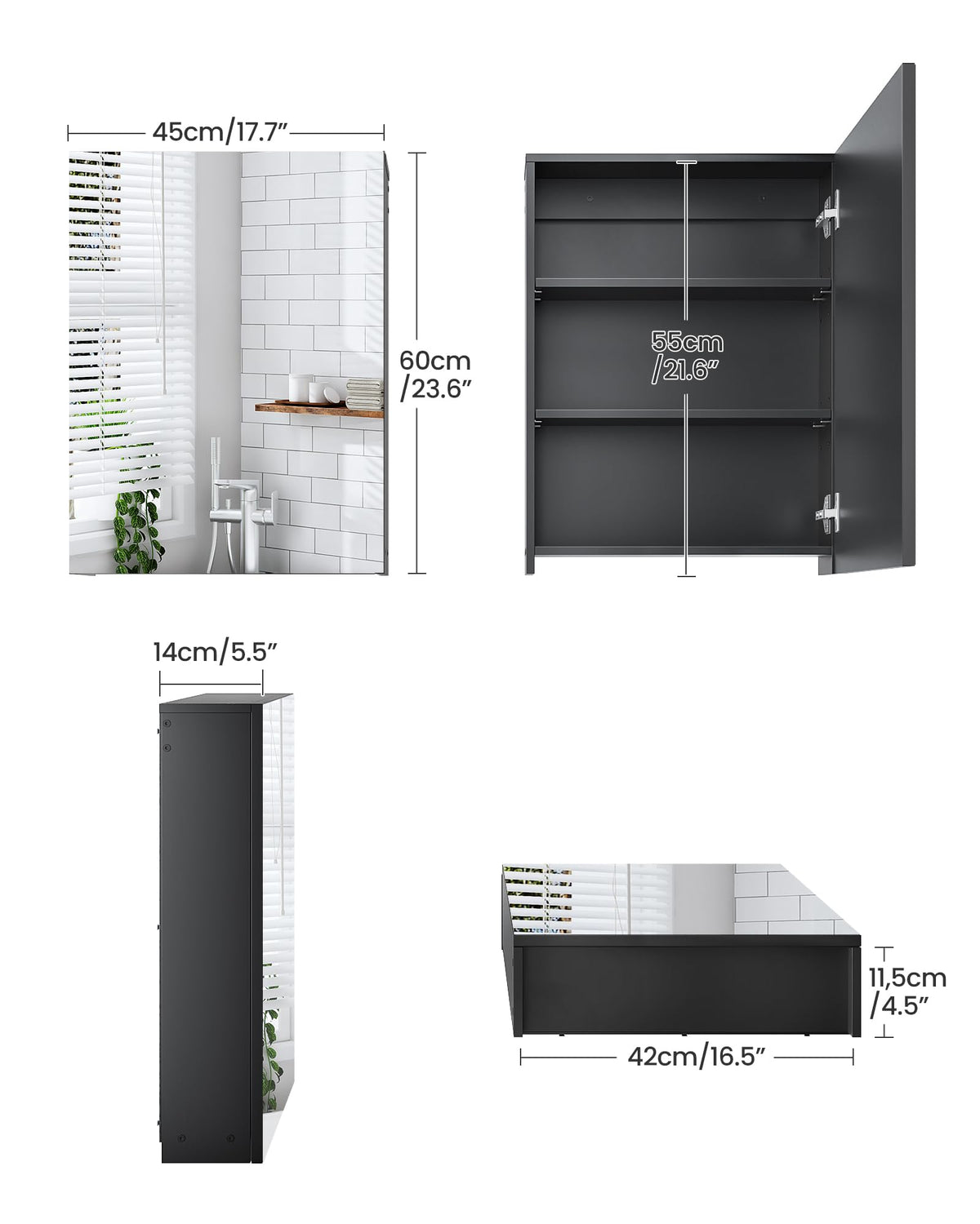 CHOEZON mirrored door detail for a modern look