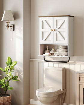 CHOEZON open-partition cabinet keeps frequently used items within reach.