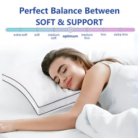 CHOKIT premium pillows queen side sleep use promotes spine alignment