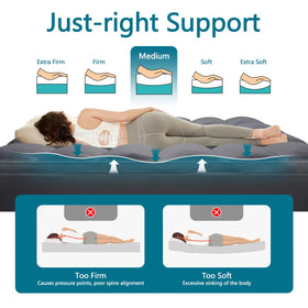 CHOKIT Queen Topper quilting pattern prevents shifting during sleep.