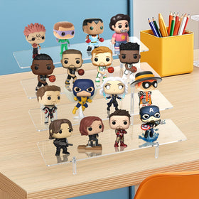 CHONOVO four-tier rack displays collectibles and figures with stability.