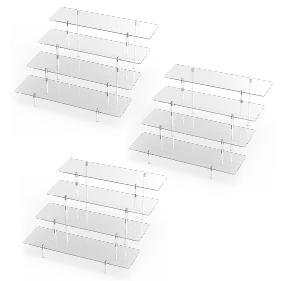 CHONOVO acrylic display riser for cupcakes enhances presentation and saves space.