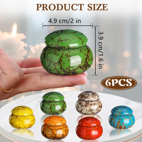 CHONOVO small urn glaze pattern 03 provides a dignified keepsake.