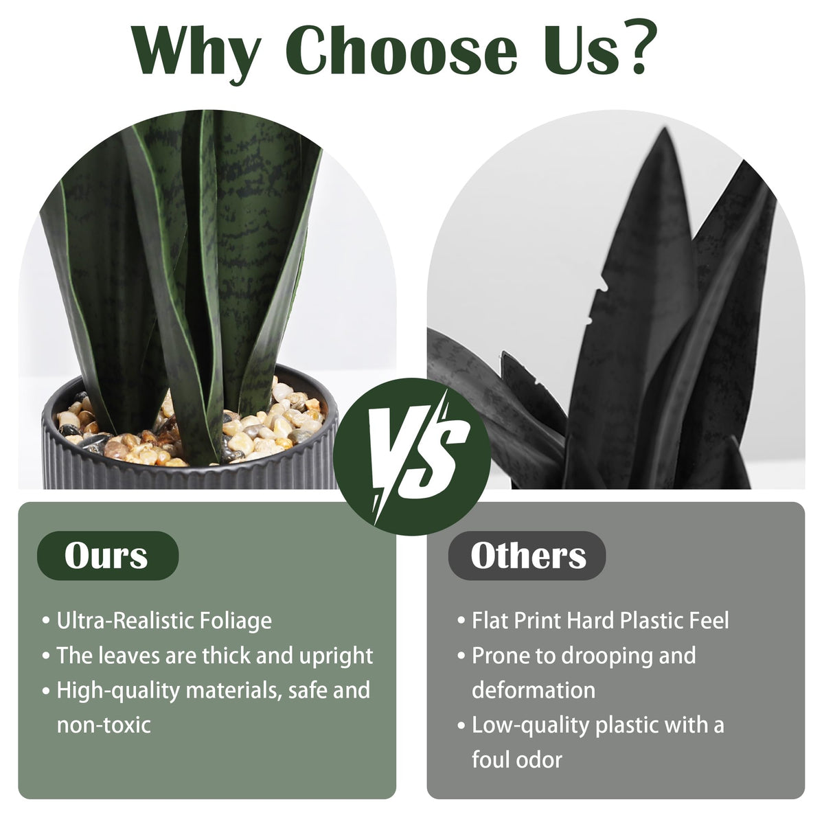 Chonsun Sansevieria bedroom corner brings subtle greenery.