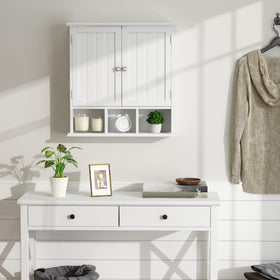 ChooChoo bathroom cabinet adjustable shelf adapts to item heights.