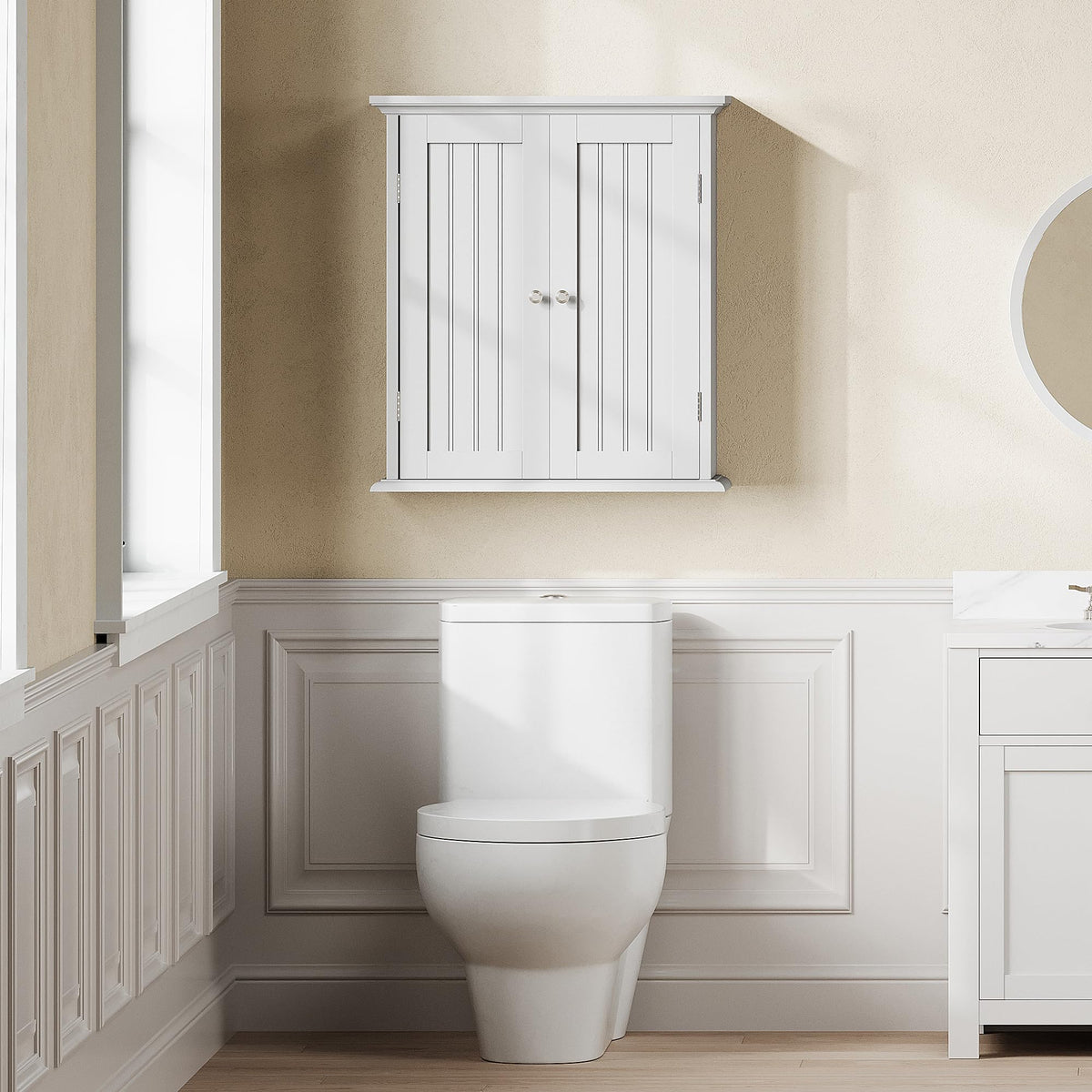 ChooChoo sturdy MDF board construction supports daily bathroom use