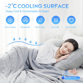 CHOSHOME two-sided design highlights cooling and soft reverse for year-round use.