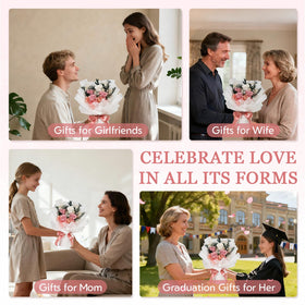 CHOSIAROSE allergy-safe elegance pollen-free and fragrance-free bouquet