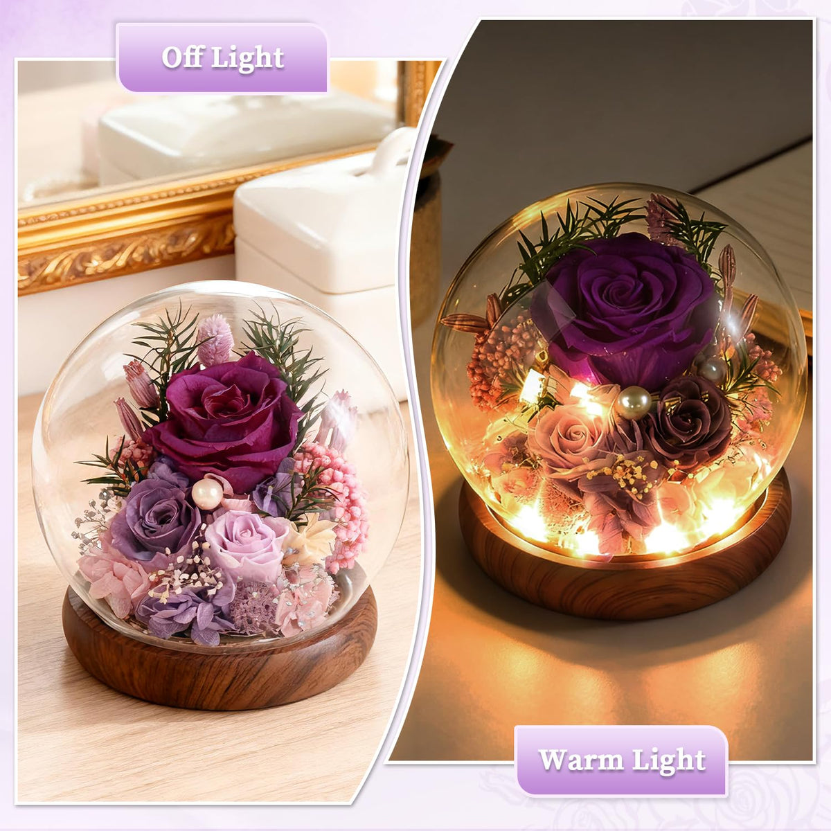ChosiaRose gift-ready packaging with protective foam reduces shipping damage.