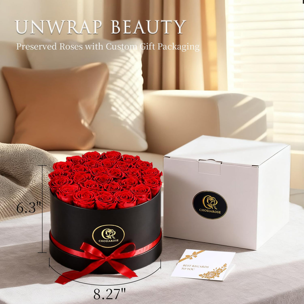 CHOSIAROSE ideal gift for Mother’s Day, Valentine's, or anniversaries.