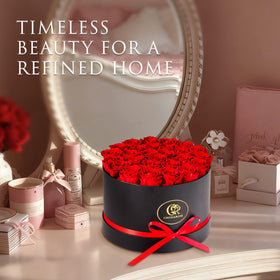 CHOSIAROSE protective inner tray keeps petals safe during delivery.
