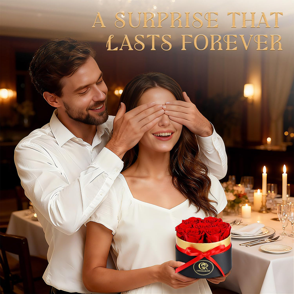 CHOSIAROSE romantic roses for anniversary gift with lasting charm