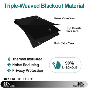 ChrisDowa 2-panel pack demonstrates easy installation and room darkening.
