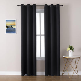ChrisDowa blackout curtains 42x78 two-panel set blocks sunlight for better sleep