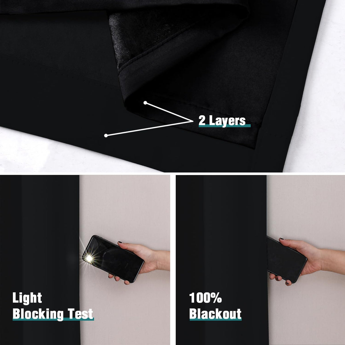 ChrisDowa blackout curtains soft-touch microfiber with no chemical smell for kid-friendly spaces