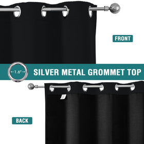 ChrisDowa blackout curtains thermal insulation helps curb drafts and energy costs