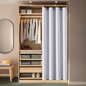 ChrisDowa color-stable two-sided curtain stays uniform on both sides.