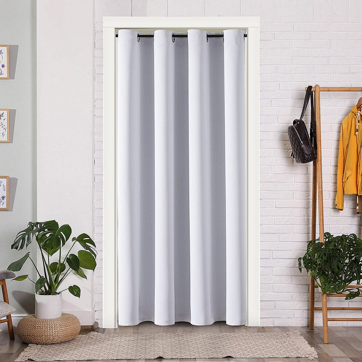 ChrisDowa easy care curtain is machine washable for busy homes.