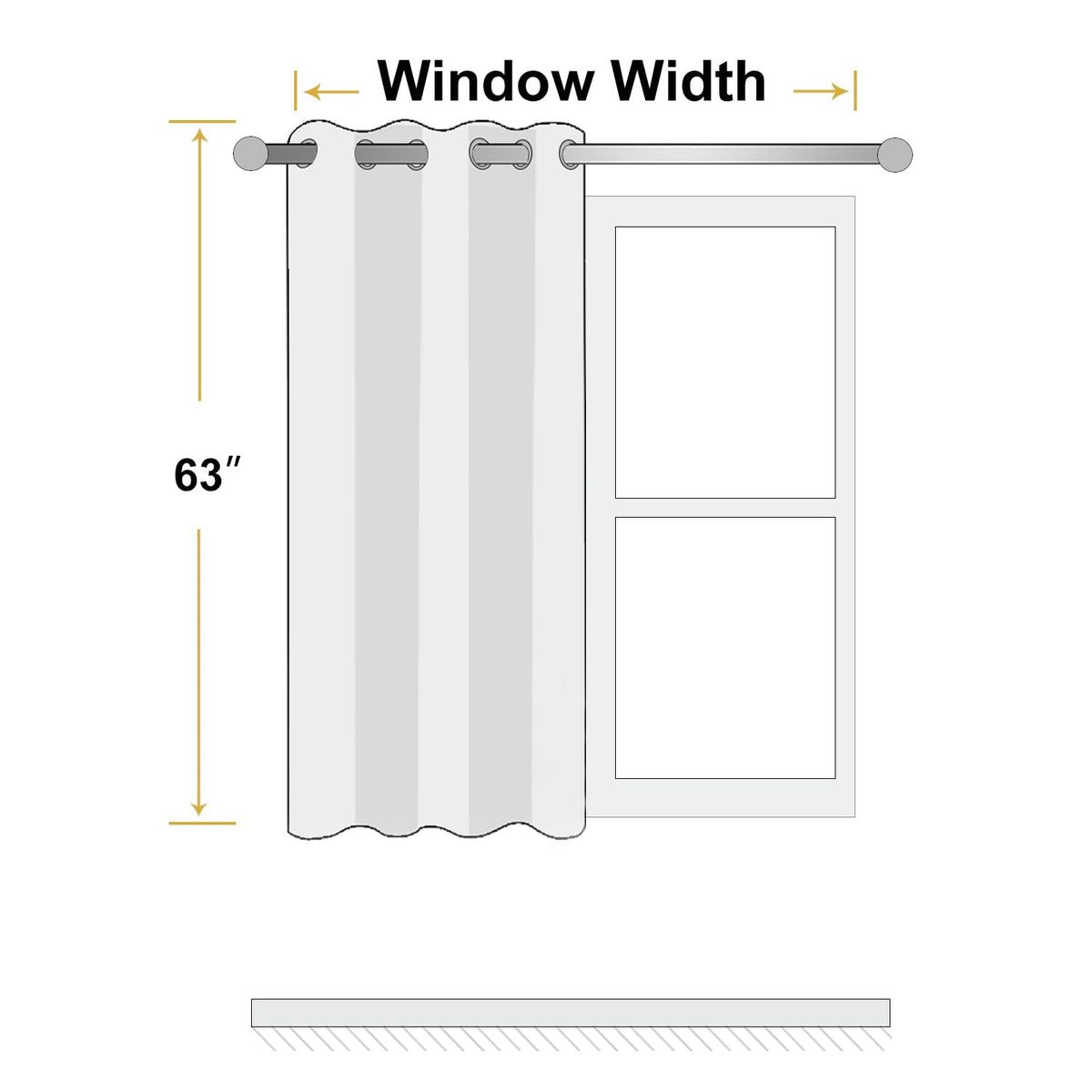 ChrisDowa farmhouse-style curtains add warmth and texture to any room.