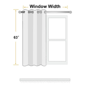 ChrisDowa farmhouse-style curtains add warmth and texture to any room.