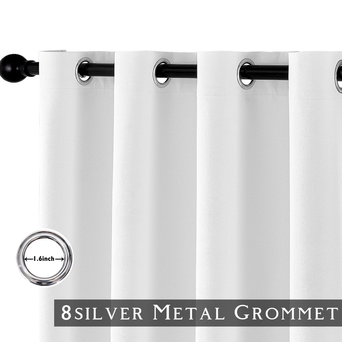 ChrisDowa full blackout curtains block light for undisturbed sleep in bedrooms.
