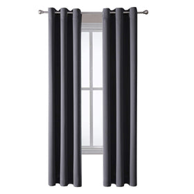 ChrisDowa grommet blackout curtains machine washable for easy care