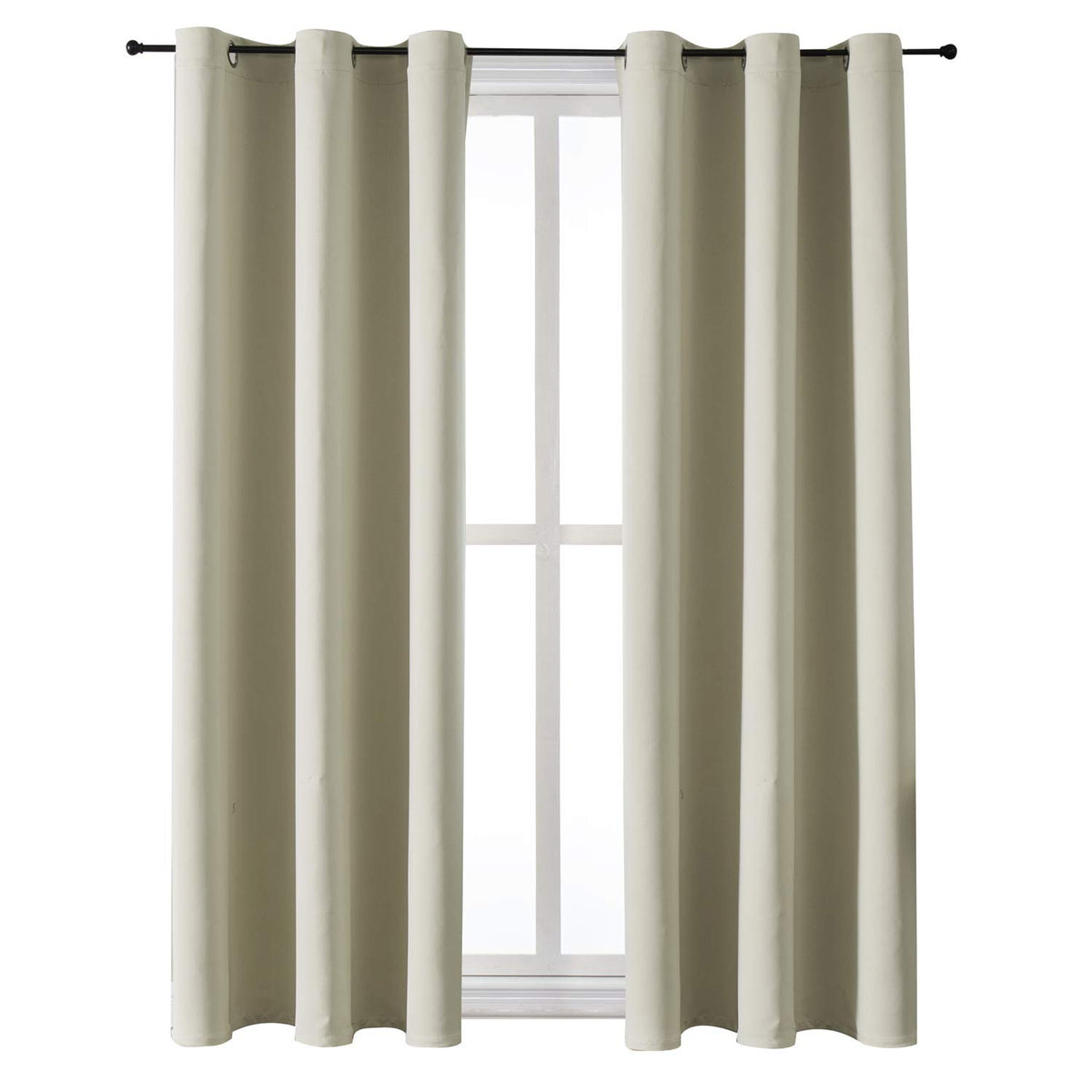 ChrisDowa grommet curtains assembly for quick setup in any room
