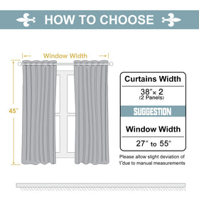 ChrisDowa grommet curtains are machine washable for easy care.