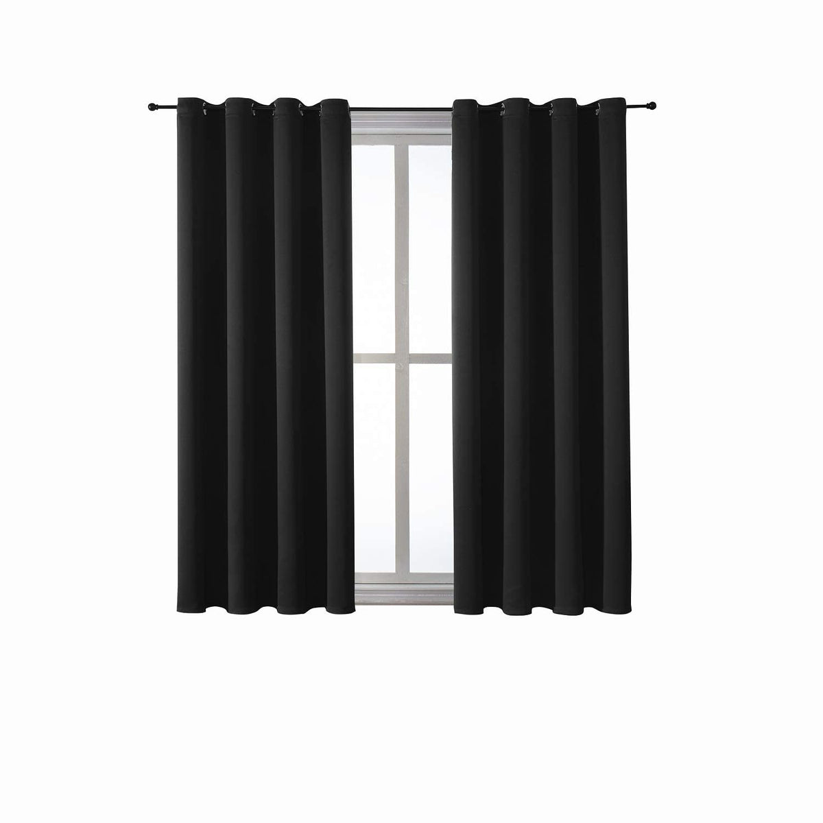 ChrisDowa grommet blackout curtains protect furniture from sun fade