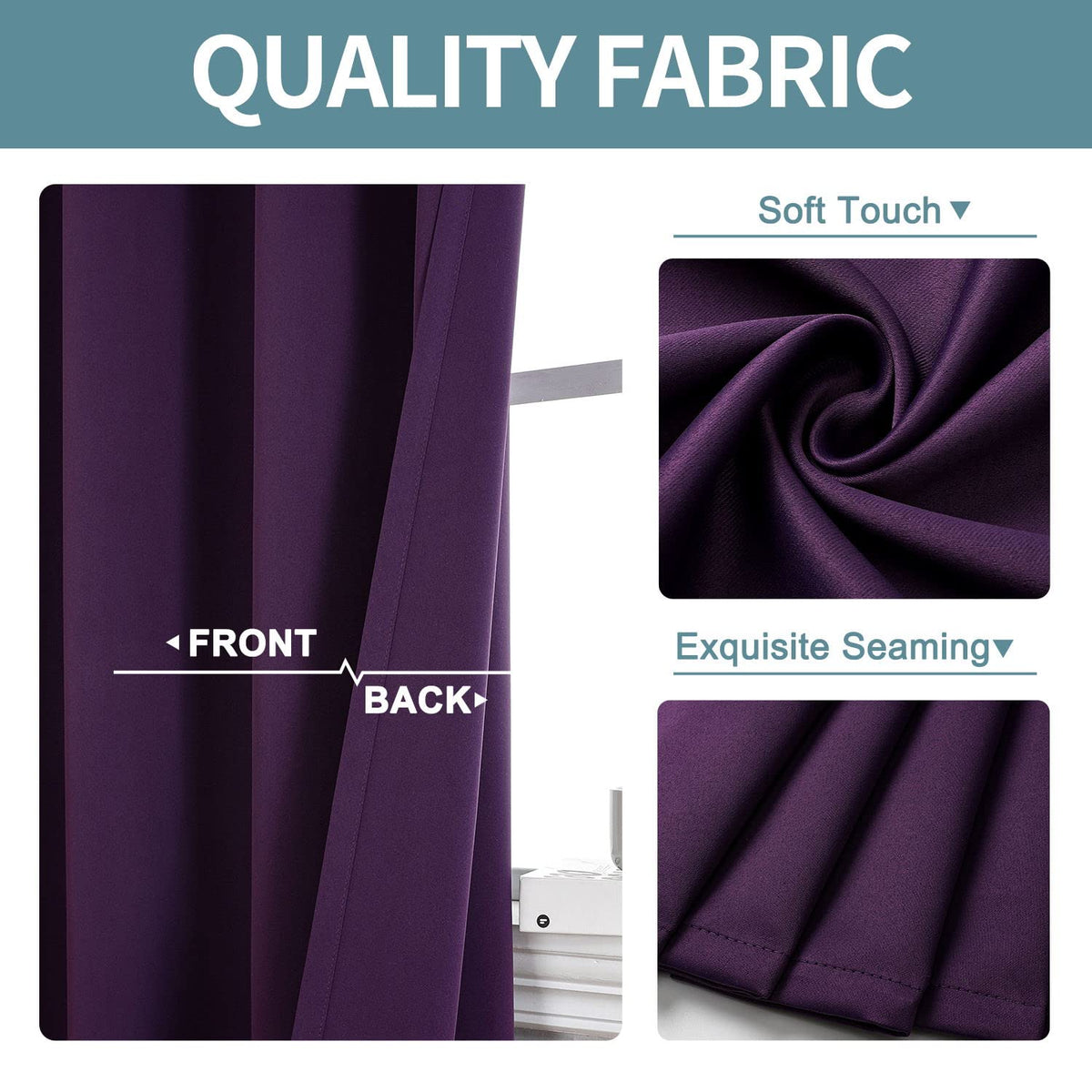 ChrisDowa grommet curtains block 95 percent of sunlight for daytime comfort