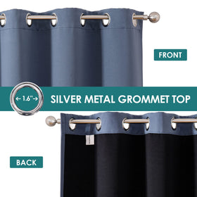ChrisDowa metal grommets detail for smooth curtain operation