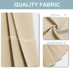 ChrisDowa noise reduction curtains for living room offer privacy and calmer ambience.