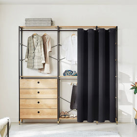 ChrisDowa soft odor-free fabric curtain with no chemical smell