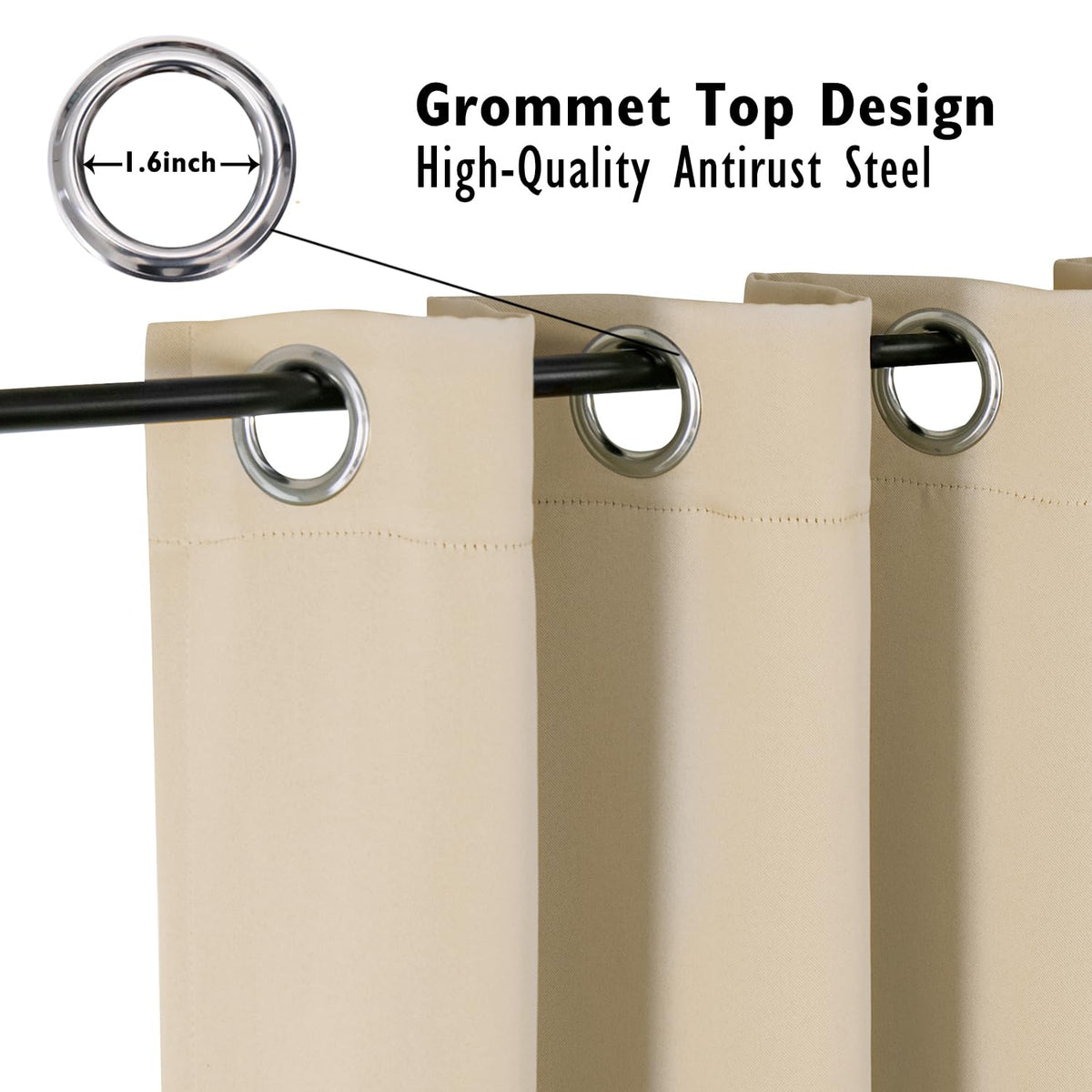 ChrisDowa thermal insulated curtains for bedroom setup reduce heat loss and keep room cozy.