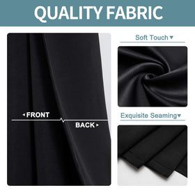 ChrisDowa thermal insulated curtains help maintain room temperature.