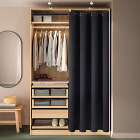 ChrisDowa thermal insulated door curtain reduces heat transfer in a room