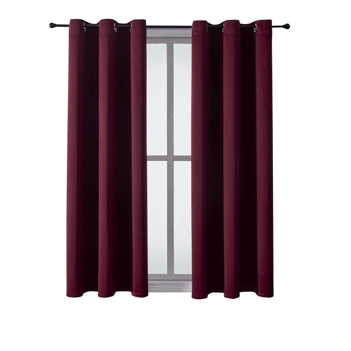 ChrisDowa thermal insulated drape fabric keeps rooms comfortable year-round.