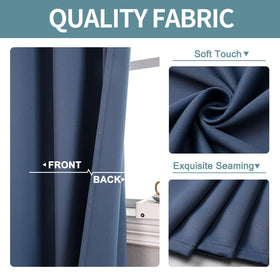 ChrisDowa thermal insulated curtains help reduce heat transfer in a room.