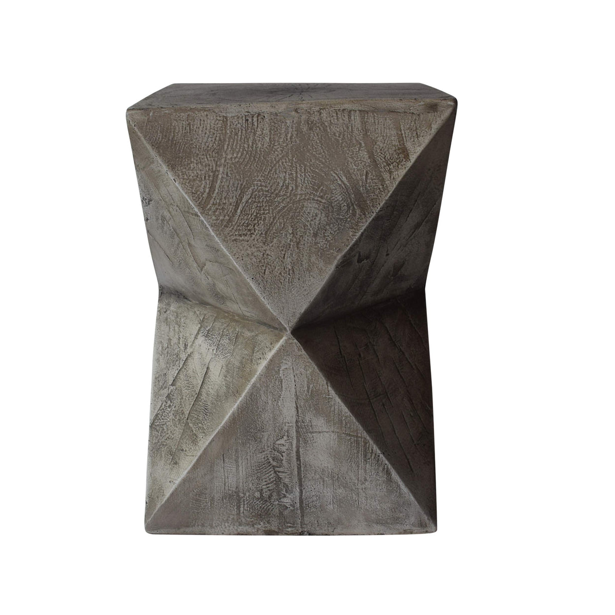 Christopher Knight Home Manuel weight-concrete accent table, contemporary statement piece that complements artful interiors