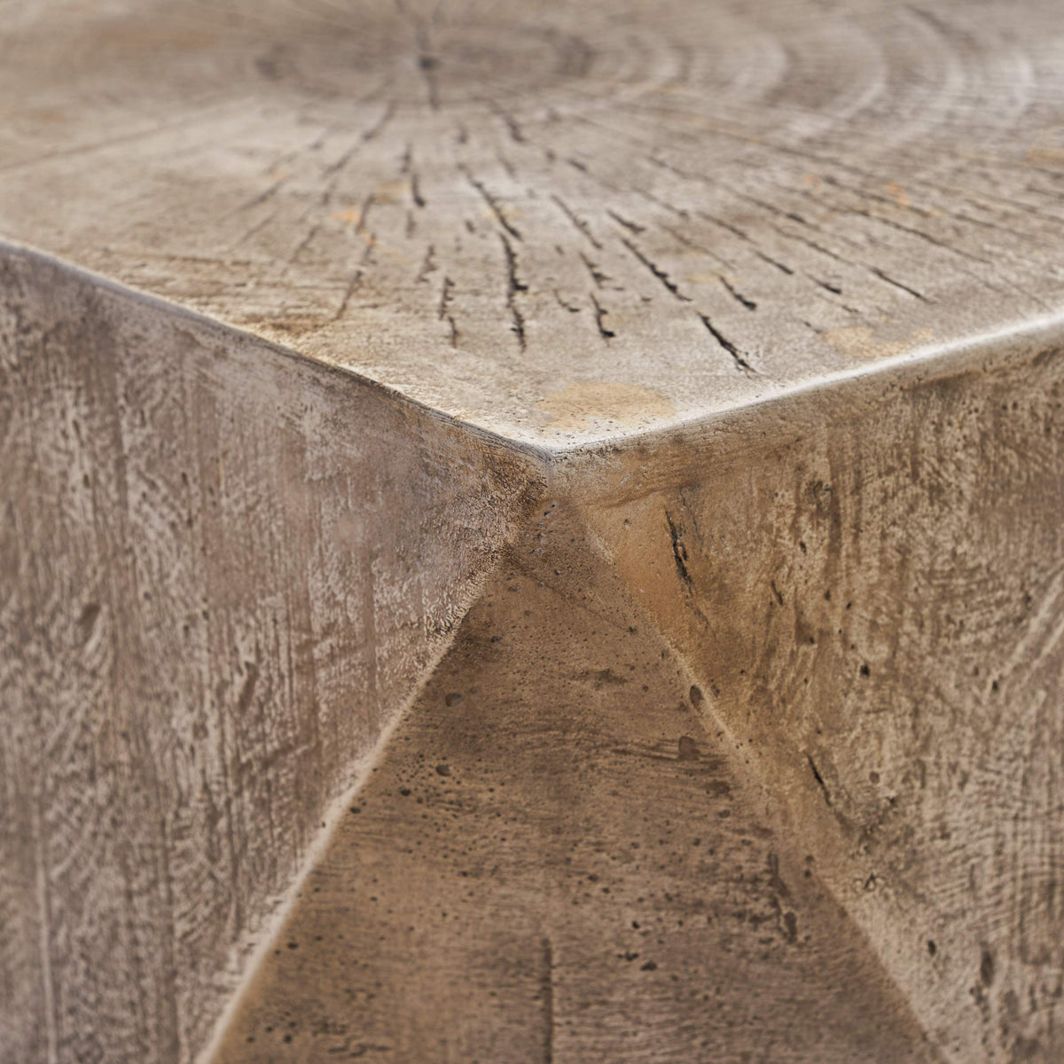 Christopher Knight Home Manuel weight-concrete accent table, wood-like finish, durable and stylish surface